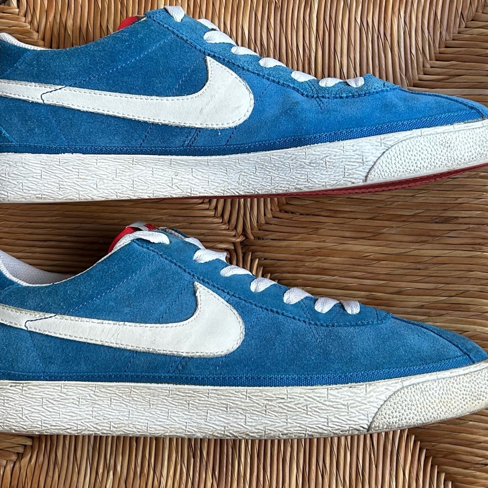 Nike Blue Suede Sneakers